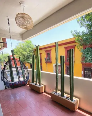 Un balcón o terraza de Layoo, Tu casa en Oaxaca 101