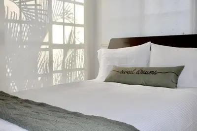 Cama o camas de una habitación en Acogedora casa en Morelos