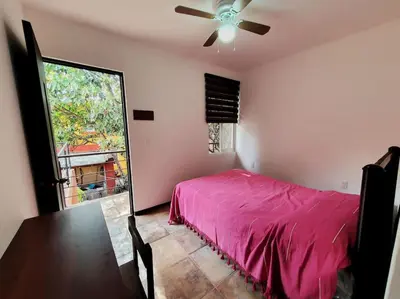 Cama o camas de una habitación en Casa Canseco