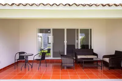 Zona de estar de ¡Nueva! Bamboo La Guayaba (Alberca & Descanso)