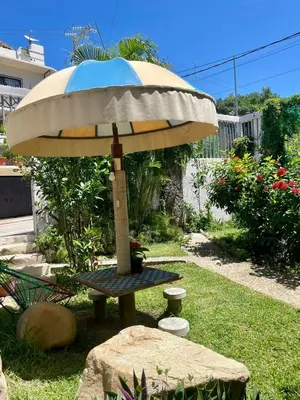 Jardín al aire libre en Hotel Bigu