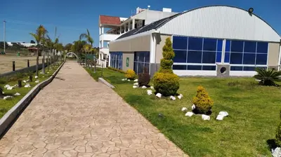 Jardín al aire libre en Hotel & Cabañas Malinche