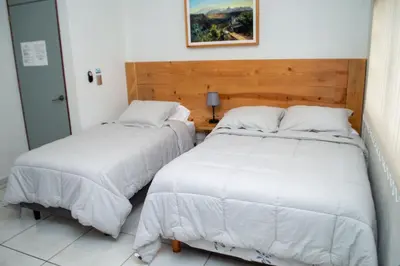 Cama o camas de una habitación en Casa Nieto
