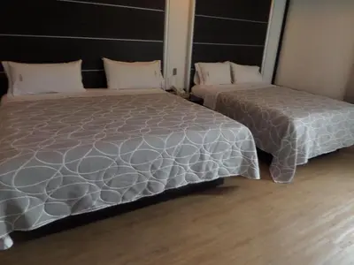 Cama o camas de una habitación en Novo Coapa