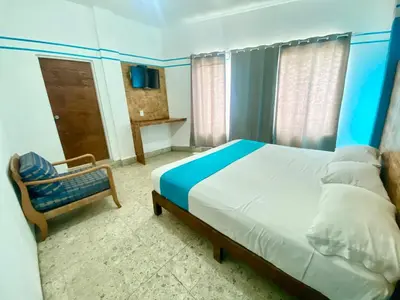 Cama o camas de una habitación en Hotel Lu Acapulco