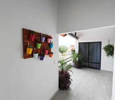 Jardín al aire libre en Residencial Aéreo Albatros