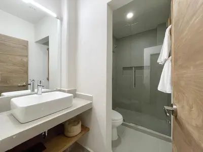 Un baño de Rooms Huatulco