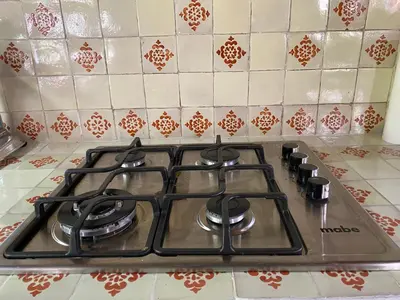 Una cocina o zona de cocina en Linda Villa al lado del Club de Tenis