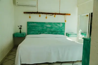 Cama o camas de una habitación en Bendito Teques
