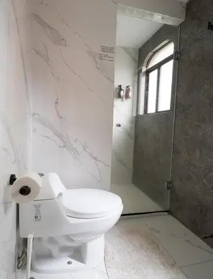 Un baño de Casa Olivo
