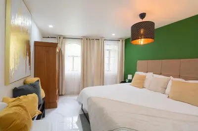 Cama o camas de una habitación en Casa Olivo