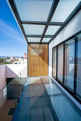 Un balcón o terraza de Casa Cruda Oaxaca