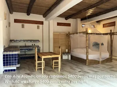 Un baño de Bambú Ecocabañas