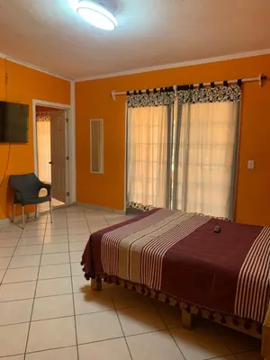 Cama o camas de una habitación en Posada la Natividad