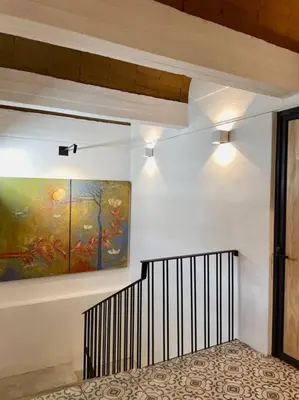 Cama o camas de una habitación en Casa Amaro