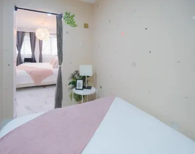 Cama o camas de una habitación en Casa Coral
