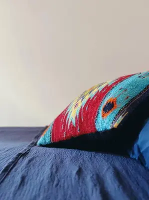 Cama o camas de una habitación en Casa Nabani Oaxaca