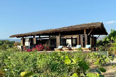 Jardín al aire libre en Casa Altanera