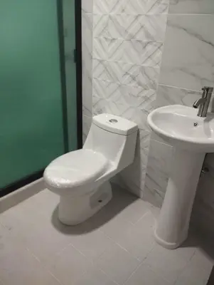 Un baño de Amplia Casa centro de Teziutlán