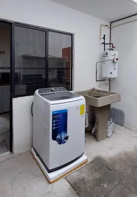 Una cocina o zona de cocina en Residencial Aeropuerto