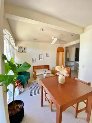 Zona de estar de Sunset Apartament Starlink, Myhomepuertoescondido