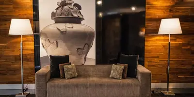 Zona de estar de JF Grand Puebla