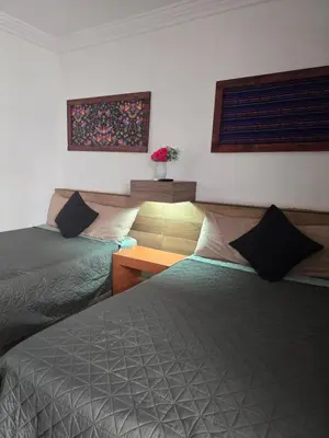 Cama o camas de una habitación en Casa en Centro histórico Alojamiento completo