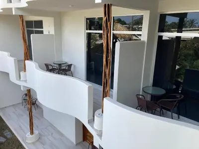 Un balcón o terraza de Apartamentos mondala
