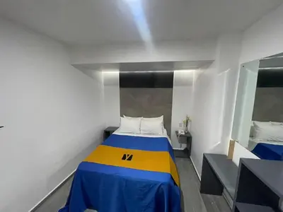 Cama o camas de una habitación en Hotel GALENO