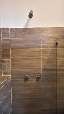Un baño de Estudio con vista al mar, AC, WIFI Starlink, Parking