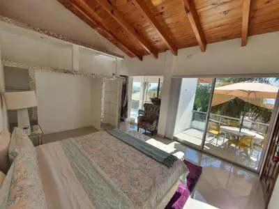Cama o camas de una habitación en Casa Tamarindo