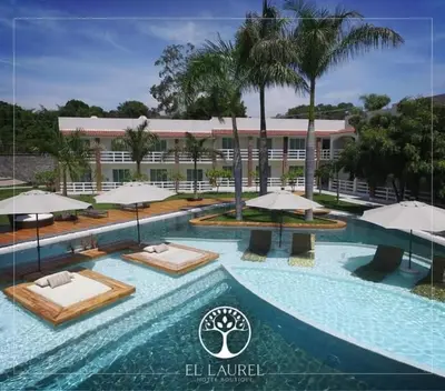 Piscina en o cerca de El Laurel Hotel Boutique
