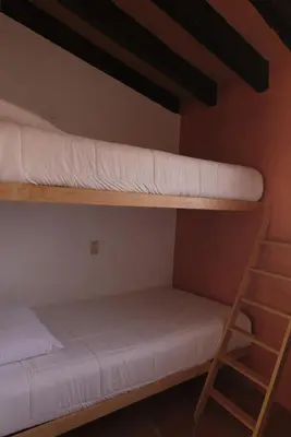 Cama o camas de una habitación en Villas Mexiko