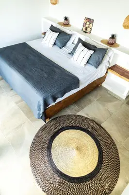 Cama o camas de una habitación en Casa Teotl Puerto Escondido