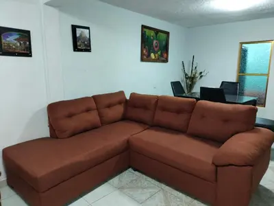 Zona de estar de Departamento San Francisco. 4 personas