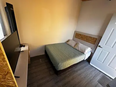Cama o camas de una habitación en CASA MARIN Jacaranda