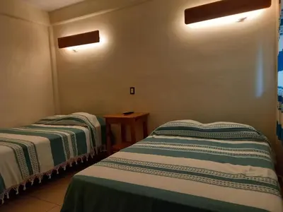 Cama o camas de una habitación en Hniu Li Valle Nacional