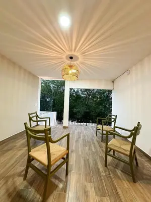 Zona de estar de Casa Origen Huatulco