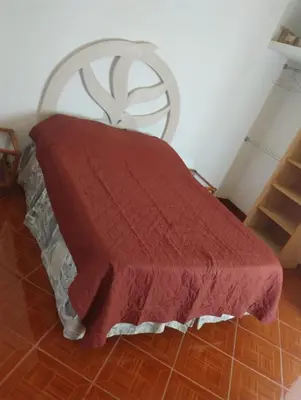 Cama o camas de una habitación en Casa Colibrí Ahuatepec Cuernavaca