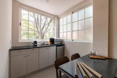Una cocina o zona de cocina en LOVELY LOFT COYOACAN (DIEGO)
