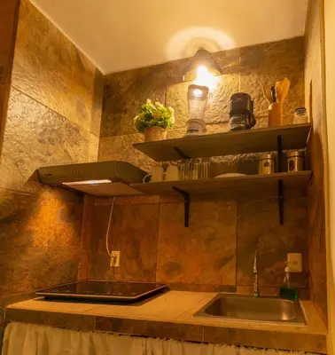 Un baño de Oasis Maya