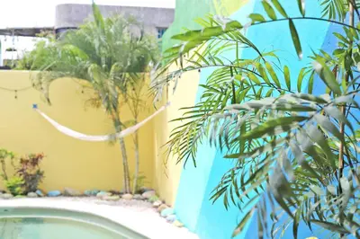 Piscina en o cerca de 2BR -Water at Mikasa- Fast WIFI, King beds, AC, Near beach, Pool