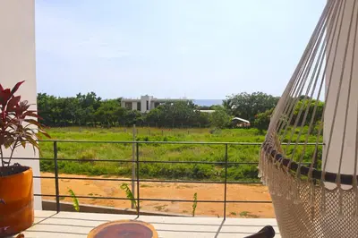 Un balcón o terraza de La Barra Resorts Puerto Escondido