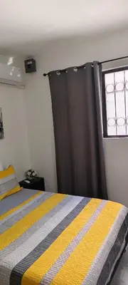 Cama o camas de una habitación en Departamento Familiar Escorpións
