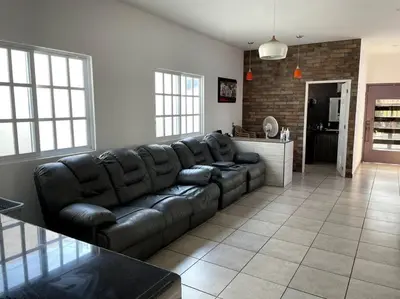 Zona de estar de Casa Lycha
