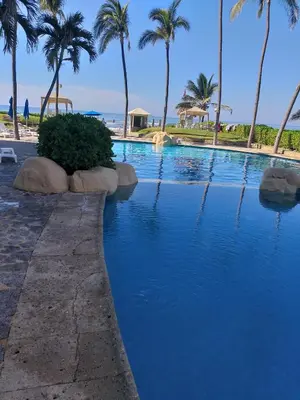 Piscina en o cerca de Mayan Vidanta departamento 2 recámaras 2 baños SERVICIO DE PLAYA