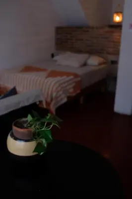 Cama o camas de una habitación en Casa Roma