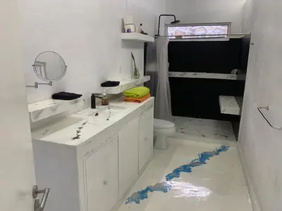 Un baño de Casa de fin de semana en Tequesquitengo, Mor