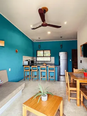 Una cocina o zona de cocina en Punta Arena Surf Suites