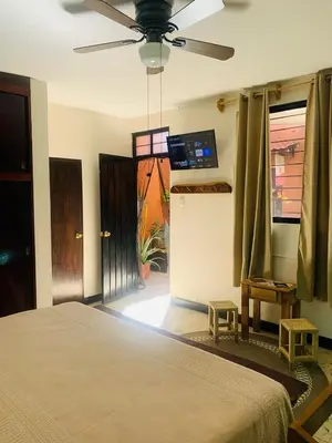 Cama o camas de una habitación en Casa Mera Mera